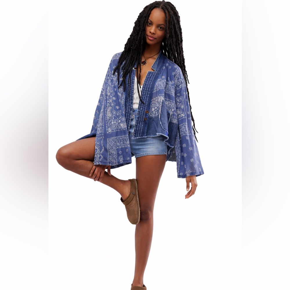 FREE PEOPLE Bandana Dreams Jacket